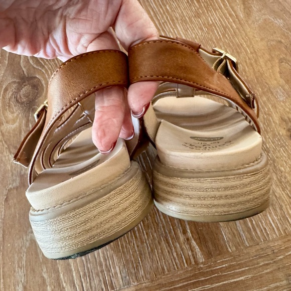 Dr. Scholl’s A OK fisherman sandals honeybrown 8.5M - Picture 6 of 10